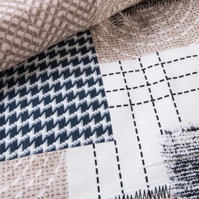 FLANELOVÉ OBLIEČKY FLANELOVE 200X220 CM, 2KS 70X80 CM VZOROVANÉ