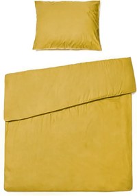 Bavlnené obliečky CALMORA horčicové Rozmer obliečky: 70 x 90 cm | 140 x 220 cm