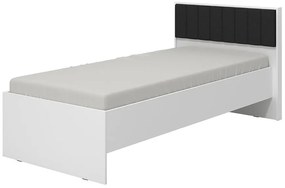 Posteľ Varadero biela/čierna 90x200 11011660