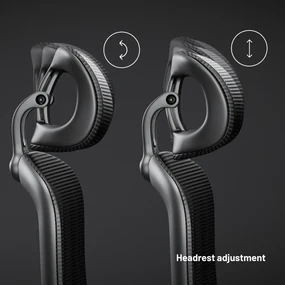 Ergonomická kancelárska stolička Diablo V-Light, čierna