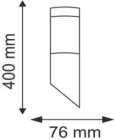 Vonkajšie svietidlo LIVIA 1xE27/10W/230V IP44