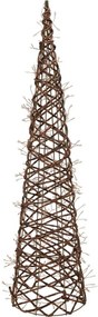 Vonkajšia vianočná dekorácia Svietiaci kužeľ, 80 x 20 cm, 300 LED, teplá biela, 80 cm