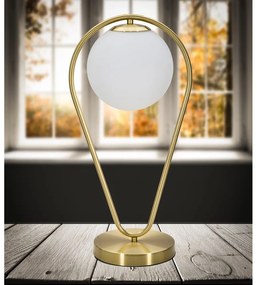 Stolová lampa v zlatej farbe Mauro Ferretti Glamy Drop