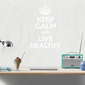 Sablio Samolepka na stenu: nápis Keep calm... - 40x60 cm