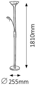 Stojacia lampa Rabalux Beta 4076 bronzová