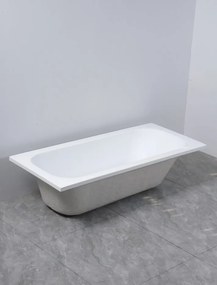 Erga Pureline-O, vaňa 1500x700x400 mm bez nožičiek, biela lesklá, ERG-V07-PURELINE-O-150x070-WH