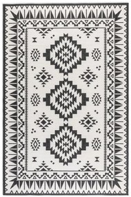 Obojstranný koberec Elle Decoration GEMINI Dynamic čierny