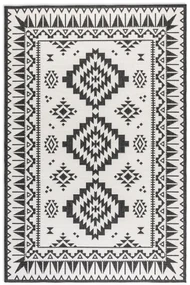 Obojstranný koberec Elle Decoration GEMINI Dynamic čierny