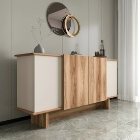 Skrinka Diana Sand and Walnut