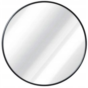Tutumi Tutumi, okrúhle zrkadlo 50 cm v čiernom ráme MR18-20500, čierna, HOM-03687