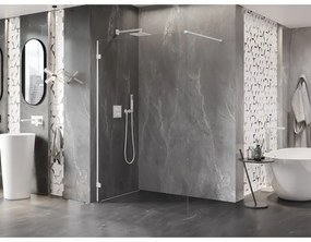 Mexen Lunar sprchová stena ľavá 60 x 200 cm, 8mm číre sklo, biela, 830-060-000-20-00-L