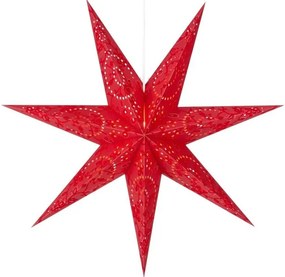 Markslöjd 700120 - Vianočná dekorácia ARATORP 1xE14/25W/230V pr. 75 cm červená