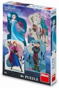 FROZEN: PRIATEĽSTVO 4x54 Puzzle
