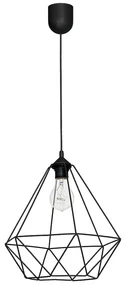 Milagro Závesné svietidlo BASKET 1xE27/60W/230V čierna DE7214