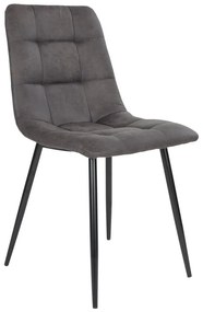 Šedá Jedálenská stolička Middelfart 55 × 44 × 86 cm HOUSE NORDIC