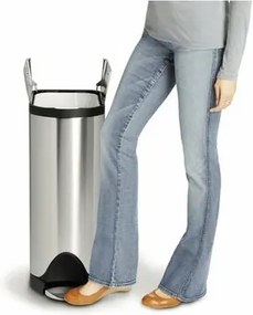 Simplehuman Pedálový odpadkový kôš 45 l, nerez, 45 l