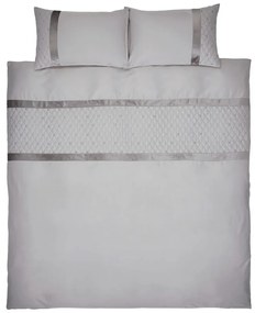Sivé obliečky na dvojlôžko/predĺžené z mikrosaténu 230x220 cm Sequin Cluster – Catherine Lansfield