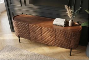 TV-skrinka 47584 Adlon 160cm Drevo Mango Hnedé - Komfort-nábytok