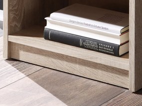 Nočný stolík Pepe, dub sonoma/biela