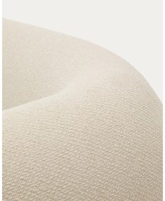 Krémová ženilková rohová pohovka (pravý roh/s leňoškou) Martina – Kave Home