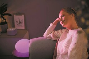 PHILIPS HUE Stolná LED múdra lampa HUE FLOURISH s funkciou RGB, 1xE27, 9,5 W, teplá biela-studená biela, biela