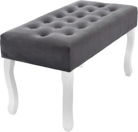 domtextilu.sk Lavica do predsiene v sivej farbe 80 cm 14895