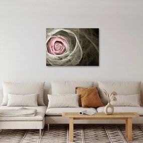 Obraz - Abstraktné ruže svetlo ružová (70x50 cm)