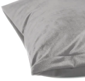 Biante Zamatová obliečka na vankúš Velvet Prémium SVP-039 Sivá 70 x 90 cm