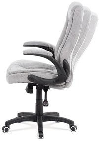 BONTEC Kancelárske kreslo, synchrónny mechanizmus, strieborná látka, KA-G303 SIL2 Farba: Strieborná