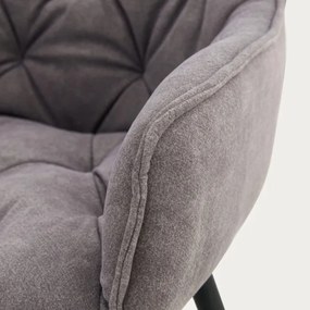 Jedálenská stolička FUSSY sivá 765834