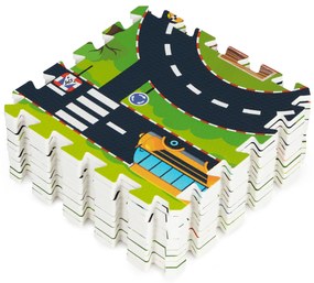 Podlahové penové Puzzle Mesto, cesty a ulice 0121