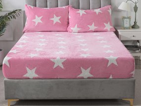 XPOSE® Mikroplyšová plachta LÝDIE Exclusive - ružová 90x200 cm