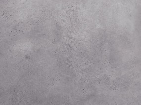 Jedálenský stôl 160 x 80 cm s betónovým efektom sivá/čierna SANTIAGO Beliani