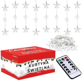 Toolight Tutumi, LED záves 250 cm (CD005) + diaľkové ovládanie, CHR-00331