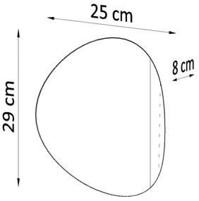Sollux SL.0934 - Nástenné svietidlo SENSES 2xG9/40W/230V biela
