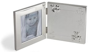 Kovový stojací/na stenu rámček v striebornej farbe 17x22 cm Happy Baby – Zilverstad