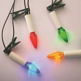 Vianočná reťaz FELICIA 16xE10 13,5m multicolor