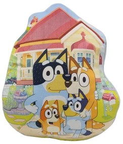 Halantex Tvarovaný vankúšik - Bluey rodina 40 cm
