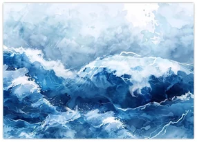 Obraz - Ilustrácia mora (70x50 cm)