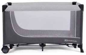 KINDERKRAFT SELECT - Cestovná postieľka LEODY šedá