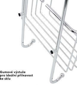 Nimco Závesná polica dvojposchodová chróm - TR 02-26