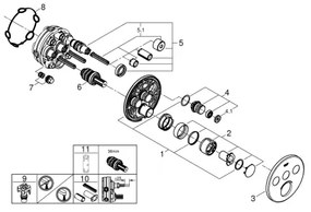 GROHE 29146000 - Batéria SMARTCONTROL lesklý chróm