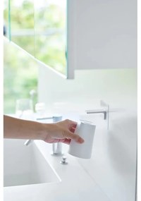 Biely plastový držiak s téglikom Film Hook – YAMAZAKI