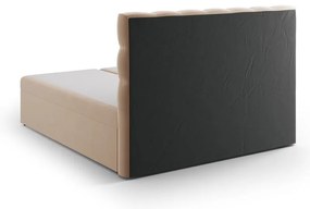 Svetlohnedá boxspring posteľ s úložným priestorom 180x200 cm Bali – Cosmopolitan Design