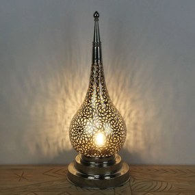 Luxusná strieborná lampa Daye