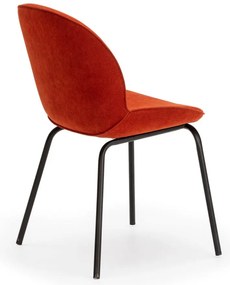 Oranžové jedálenské stoličky v súprave 2 ks Vicky – Marckeric