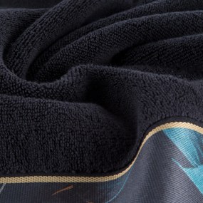 FROTÉ UTERÁK EVA MINGE12 70X140 CM ČIERNA