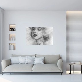Obraz - Portrén Merilyn Monroe (90x60 cm)