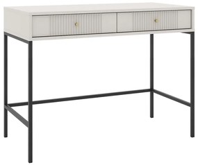 Konzolový stolík LUE béžová/čierna