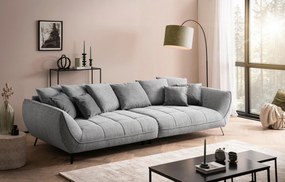 XXXLutz VEĽKÁ POHOVKA, textil, svetlosivá MID.YOU - Sedačky - 000694008703